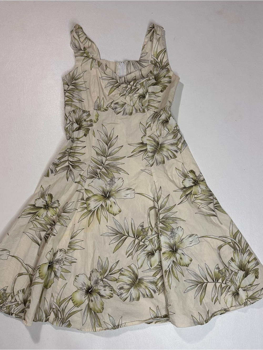 Vintage Pacific legend apparel tropical floral dress